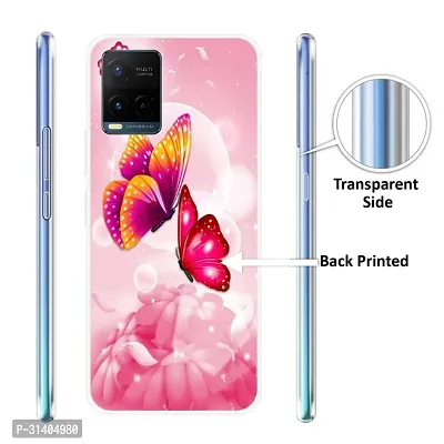 Stylish Printed  Back Cover For Vivo Y21