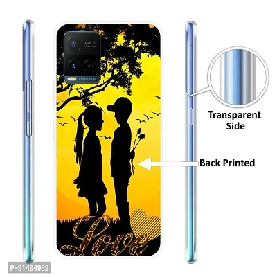 Stylish Printed  Back Cover For Vivo Y21-thumb0