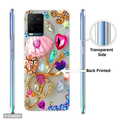 Stylish Printed  Back Cover For Vivo Y21-thumb0