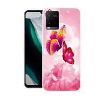 Stylish Printed  Back Cover For Vivo Y21-thumb1