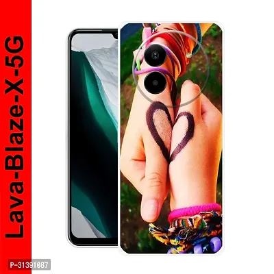 Stylish Printed  Back Cover For Lava Blaze X 5G-thumb0