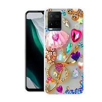 Stylish Printed  Back Cover For Vivo Y21-thumb1