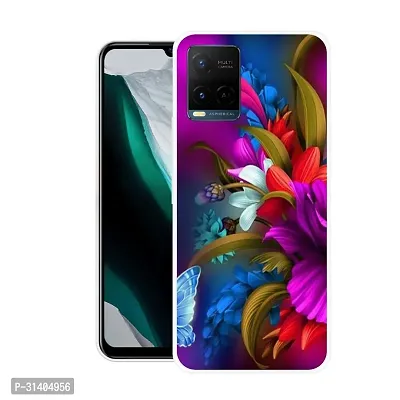 Stylish Printed  Back Cover For Vivo Y21-thumb2