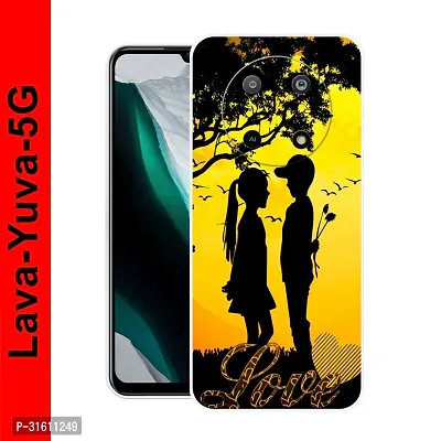 PrintKing Back Cover For Lava Yuva 5G