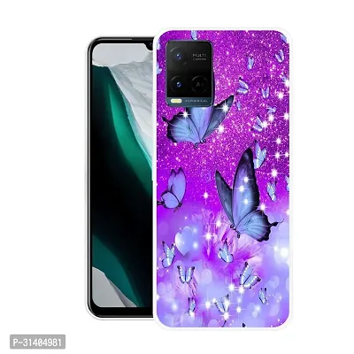 Stylish Printed  Back Cover For Vivo Y21-thumb2