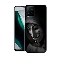 Stylish Printed  Back Cover For Vivo Y21-thumb1