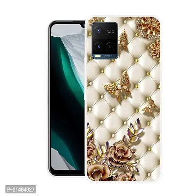 Stylish Printed  Back Cover For Vivo Y21-thumb2