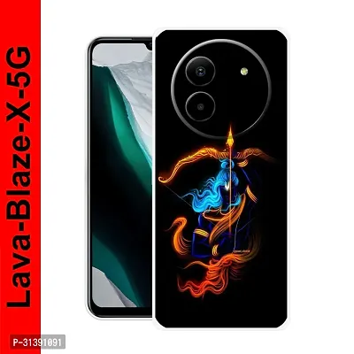 Stylish Printed  Back Cover For Lava Blaze X 5G-thumb0