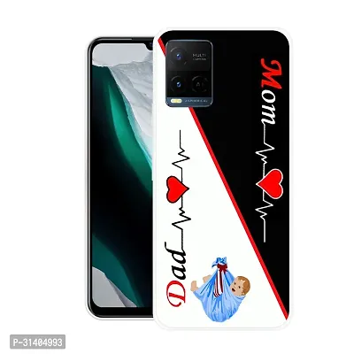 Stylish Printed  Back Cover For Vivo Y21-thumb2