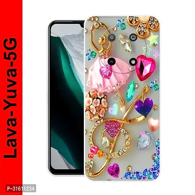 PrintKing Back Cover For Lava Yuva 5G