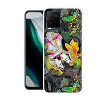 Stylish Printed  Back Cover For Vivo Y21-thumb1