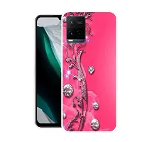 Stylish Printed  Back Cover For Vivo Y21-thumb1