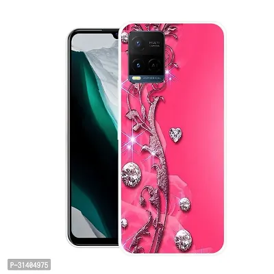 Stylish Printed  Back Cover For Vivo Y21-thumb2