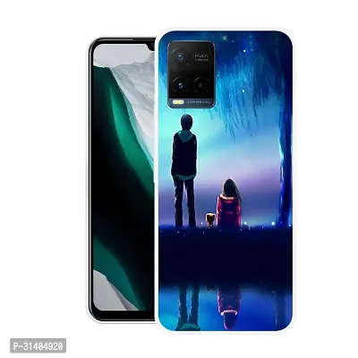 Stylish Printed  Back Cover For Vivo Y21-thumb2