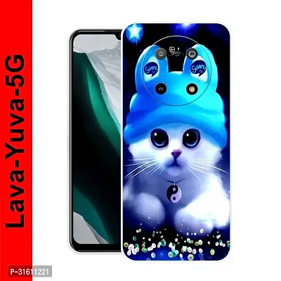 PrintKing Back Cover For Lava Yuva 5G