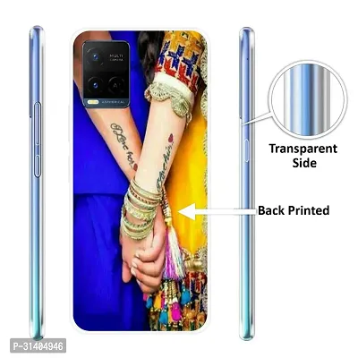 Stylish Printed  Back Cover For Vivo Y21-thumb0