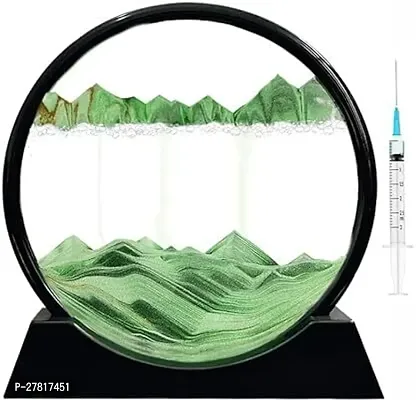 PuRa Tienda Green Sand Art Decorative Showpiece    18 cm Glass Green-thumb3