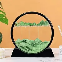 PuRa Tienda Green Sand Art Decorative Showpiece    18 cm Glass Green-thumb1