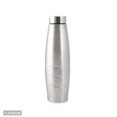 Stainless Steel Water Bottle/Fridge Refrigerator Bottle/ 100% Leak Proof/Office Bottle/School Bottle, 1000 ML-thumb0