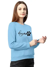 Dogmom Women's Full Sleeve T-Shirt (Large, SkyBlue)-thumb1