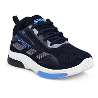 Tway Stylish Kids Sports shoes for Boys Blue Running Walking and Hikking shoes-thumb1