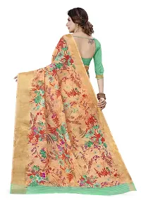 Women's Printed Fashion Cotton Blend Saree-thumb1