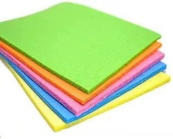Sponge Wipes for Kitchen & Home Cleaning, Biodegradable Material, Super Absorbant (Multicolor)-thumb1
