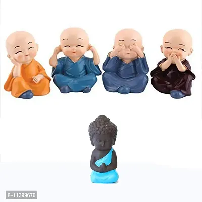 Dinine Craft Decorative showpiece (Baby Monk)-thumb0