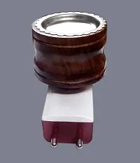 Microtail Metal God Pooja Healthy Living by Keeping Mosquitoes Away Stainless Steel Kapoor Dani Stand (Multicolour)(Round)-thumb3