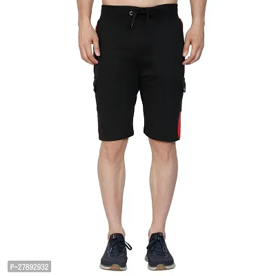 Stylish Fleece Solid Regular Shorts For Men