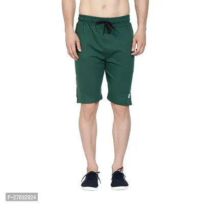 Stylish Fleece Solid Regular Shorts For Men