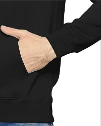Classic Solid Fleece Hoodie Sweatshirt for Men-thumb1