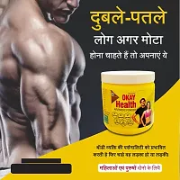 Fantastico Okay Health Ayurvedic Weight Gainer  Muscle Gainer Powder for Male or Female (1 Pack 400gm)-thumb1