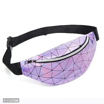 Generies Women Travel Waist Lattice Belt Bags Fanny Pack Holiday Money Belt Wallet Packs PU Pouch Sport Fashion Chest Bag