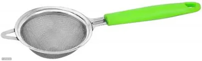 Qwid Plastic Tea Strainer for Kitchen, Chhalni - Chhani for Tea  Coffee, Tea Filter Stainless Steel, Tea and Coffee Strainer Filter(Pack of 1)-thumb0