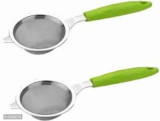 Tea Strainer with Stainless Steel Mesh for Kitchen- 2 PC-thumb0