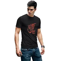 JAVA IMPRESSIONS White T-Shirt | Graphic Printed T-Shirt | Half Sleeves T-Shirt | Round Neck T-Shirt | White T-Shirt for Men | Heart on fire t-Shirt-thumb4
