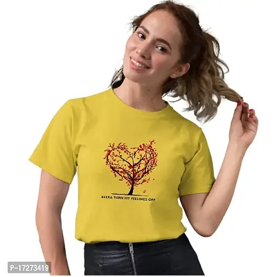 JAVA IMPRESSIONS Love t-Shirt | Graphic Printed T-Shirt | Half Sleeves T-Shirt | Round Neck T-Shirt | T-Shirt for Women-thumb5