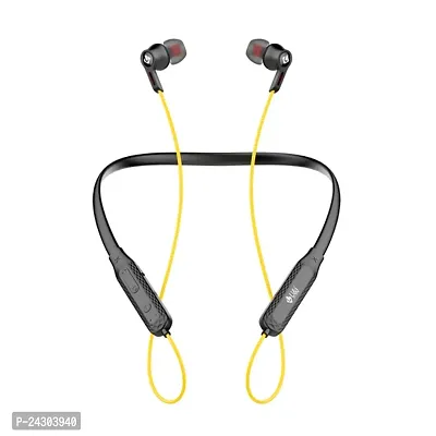 Stylish Yellow In-Ear Wireless Bluetooth Neckband-thumb0