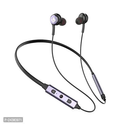 Stylish Purple In-Ear Wireless Bluetooth Neckband-thumb0