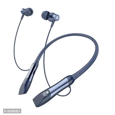 Stylish Blue In-Ear Wireless Bluetooth Neckband-thumb0