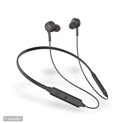 Stylish Black In-Ear Wireless Bluetooth Neckband-thumb0