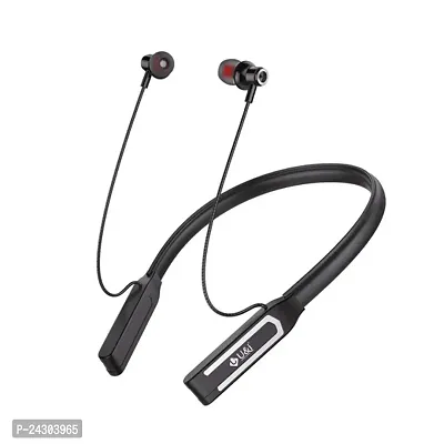 Stylish Black In-Ear Wireless Bluetooth Neckband-thumb0