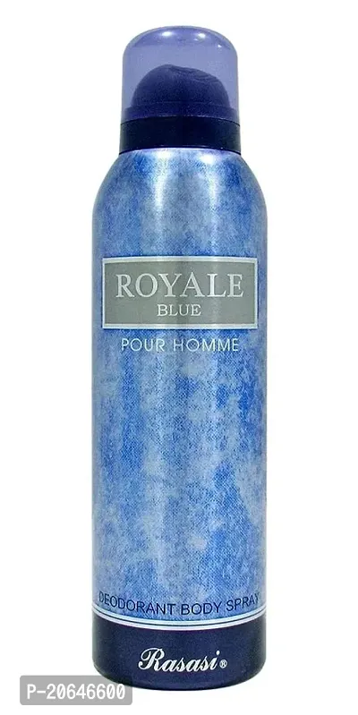 Buy RASASI Royale Blue Deodorant for Men 200ml Online In India At