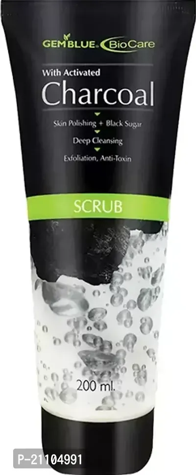 Gemblue Biocare Charcoal Scrub, 200ml