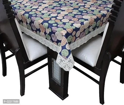 Designer Blue PVC Table Cloth-thumb4