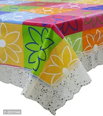 Designer Multicoloured PVC Table Cloth-thumb2