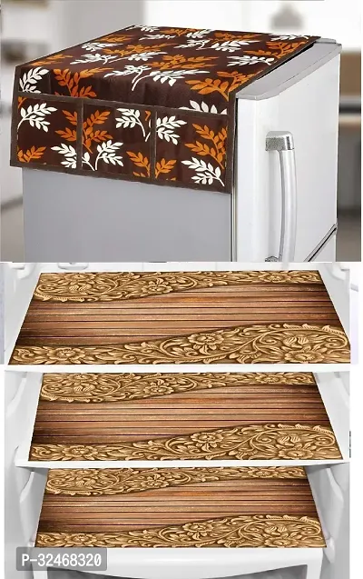 Fridge Top Cover And 3 Mats