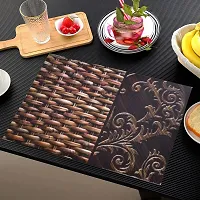 Designer Multicoloured PVC Place Mats Set Of 6-thumb1