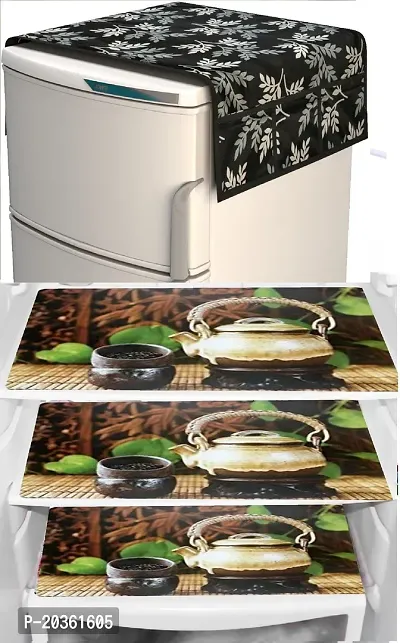 Combo of fridge top ,fridge mat